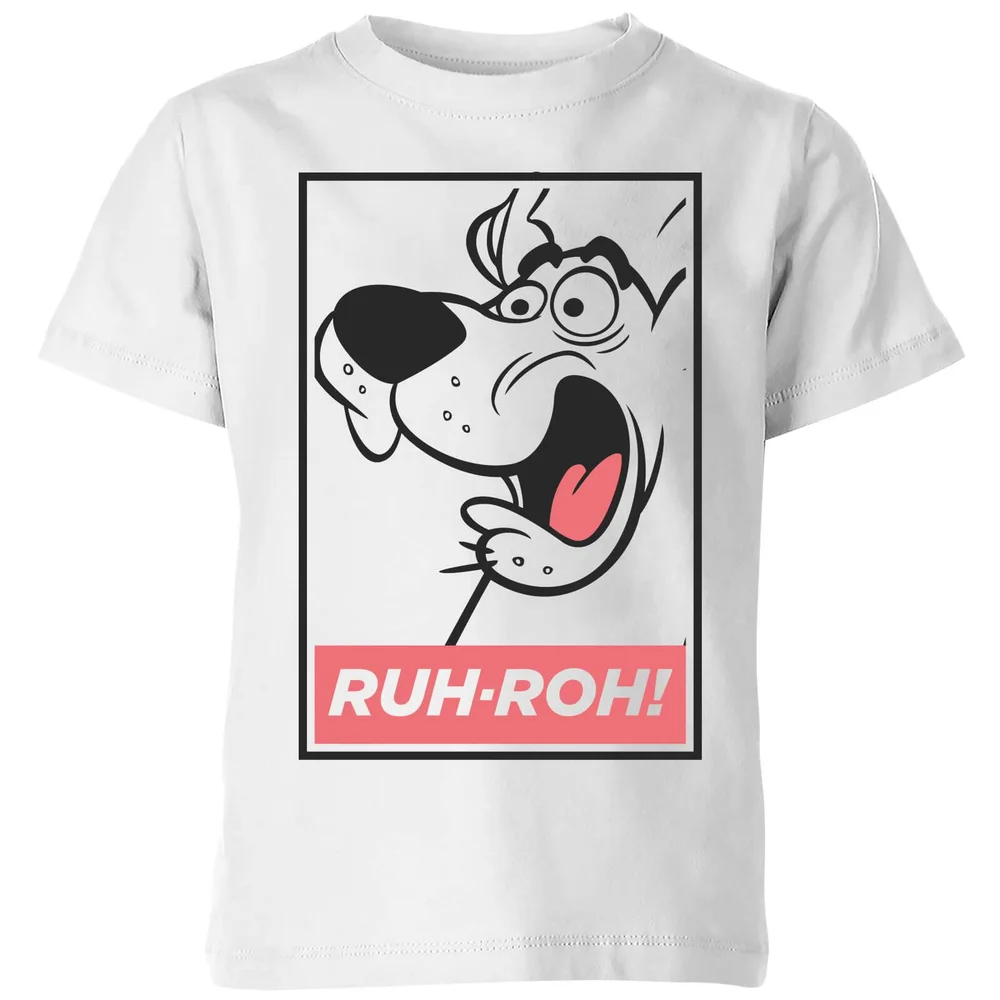 Scooby Doo Ruh-Roh! Kids' T-Shirt - White - 3-4 ans Image 1