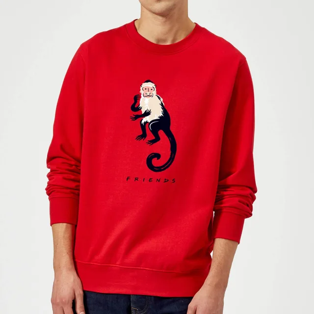 Sweat-shirt Friends Marcel The Monkey - Rouge