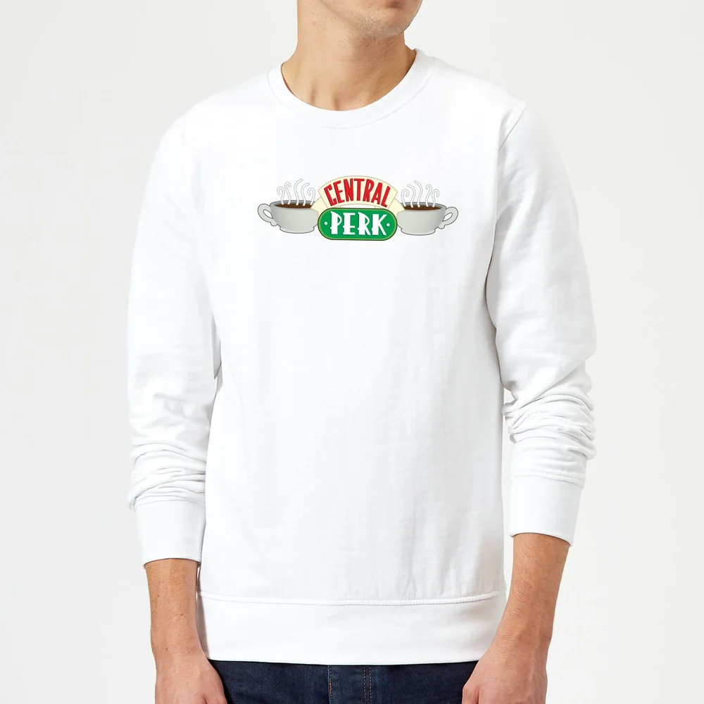 Friends Central Perk Sweatshirt - White - S Image 1