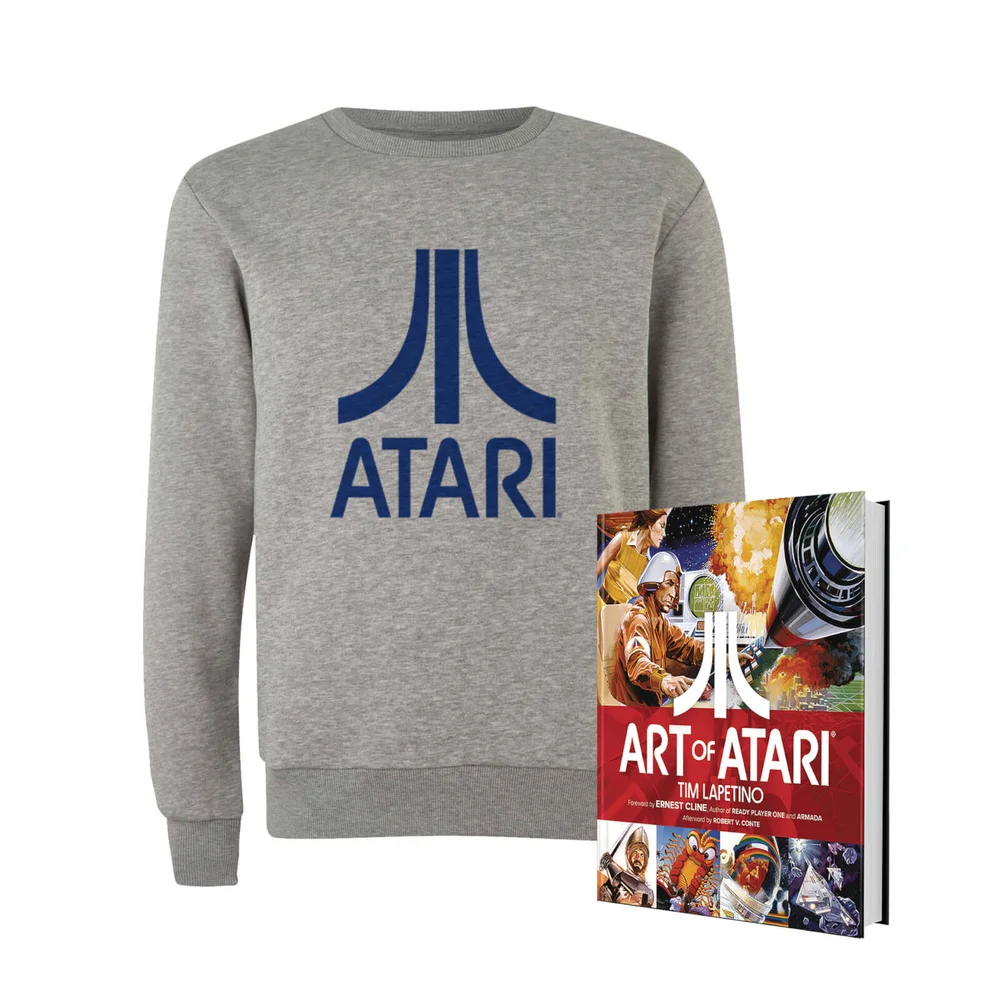 Lot Atari Officiel : sweat + livre - Women's - XS - Gris Image 1