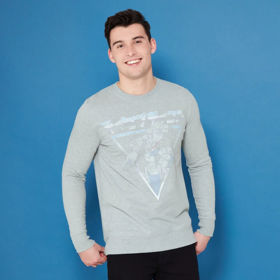 Transformers Megatron Rétro Japonais Sweat-shirt - Gris - S - Gris Image 1