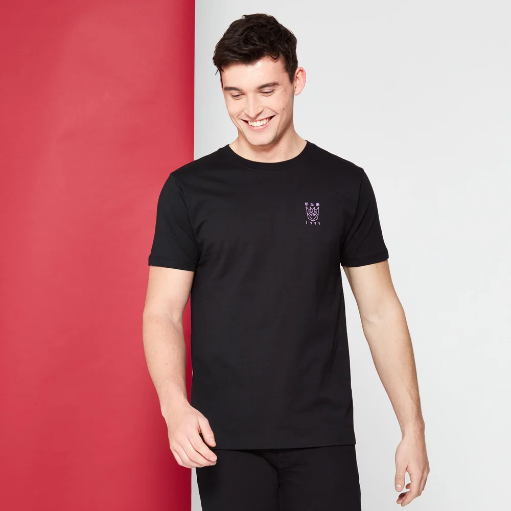 Transformers Decepticon Emblème Brodé T-Shirt - Noir - S Image 1