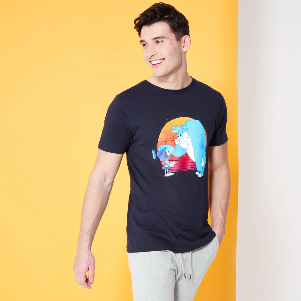 Looney Tunes Kaboom! Bunny Monster T-Shirt - Bleu Marine - S Image 1