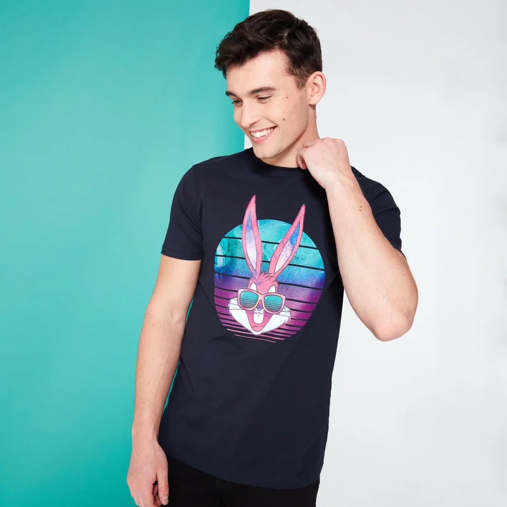 Looney Tunes Kaboom! Bugs Retro T-Shirt - Navy - S Image 1