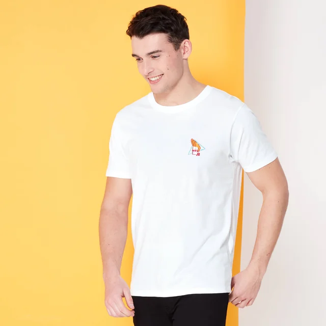 Cartoon Network Spin Off T-Shirt Johnny Bravo 90's - Blanc