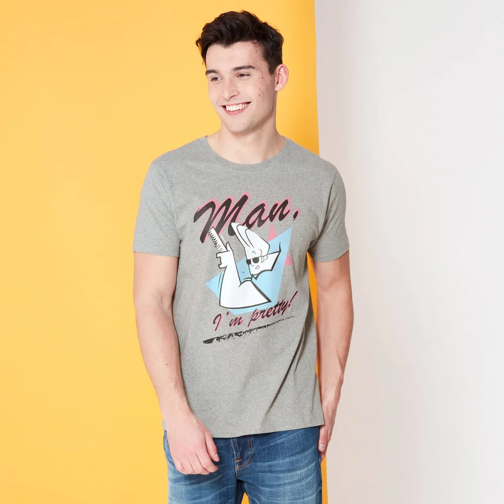 Cartoon Network Spin Off T-Shirt Johnny Bravo Qu'est ce que je suis beau - Gris - S Image 1