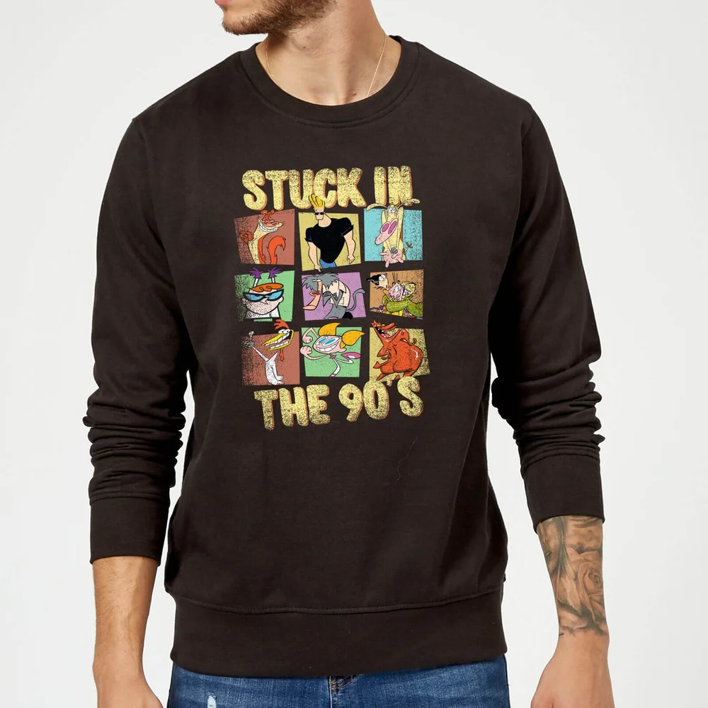 Cartoon Network Stuck In The 90s Sweatshirt - Black - S Image 1