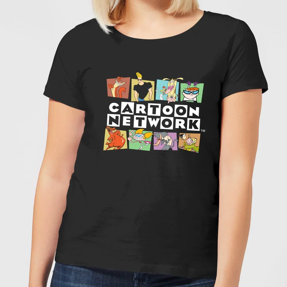 Cartoon Network Logo Characters Women's T-Shirt - Black - XS Image 1