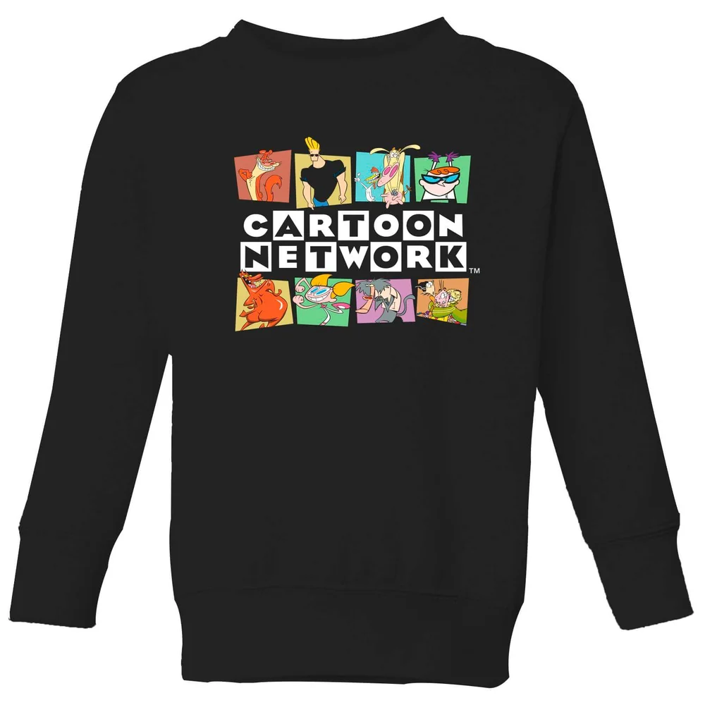 Cartoon Network Logo Characters Kids' Sweatshirt - Black - 3-4 ans Image 1