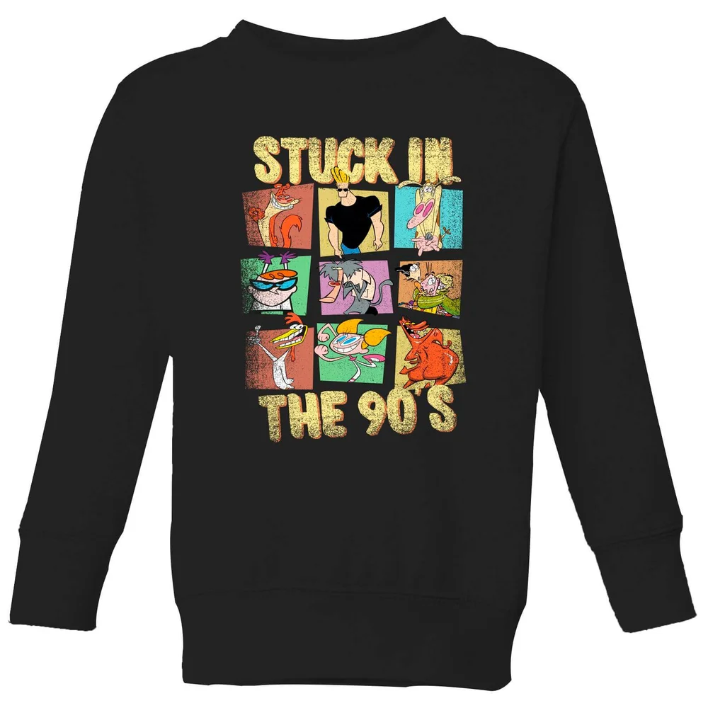 Cartoon Network Stuck In The 90s Kids' Sweatshirt - Black - 3-4 ans Image 1