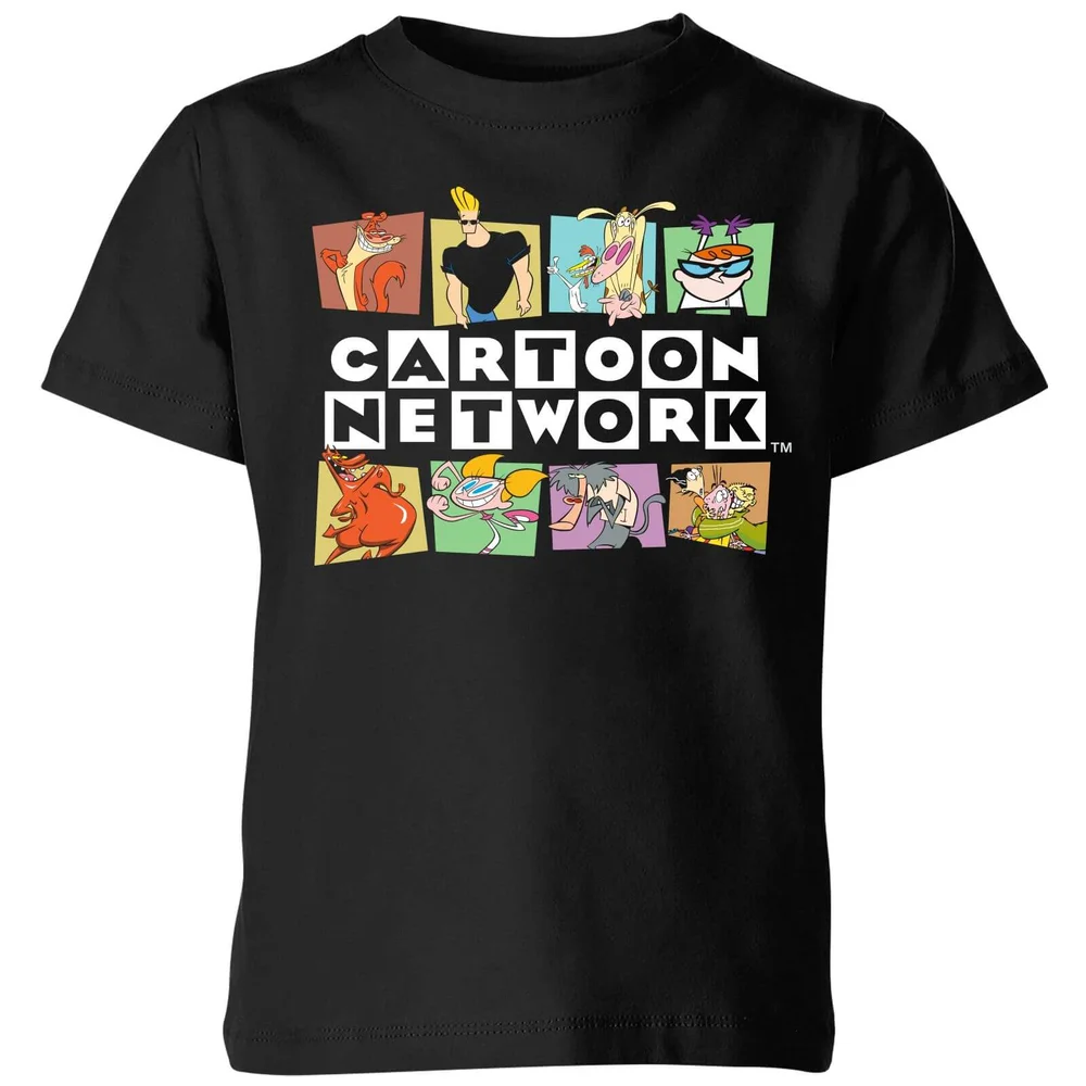 Cartoon Network Logo Characters Kids' T-Shirt - Black - 3-4 ans Image 1