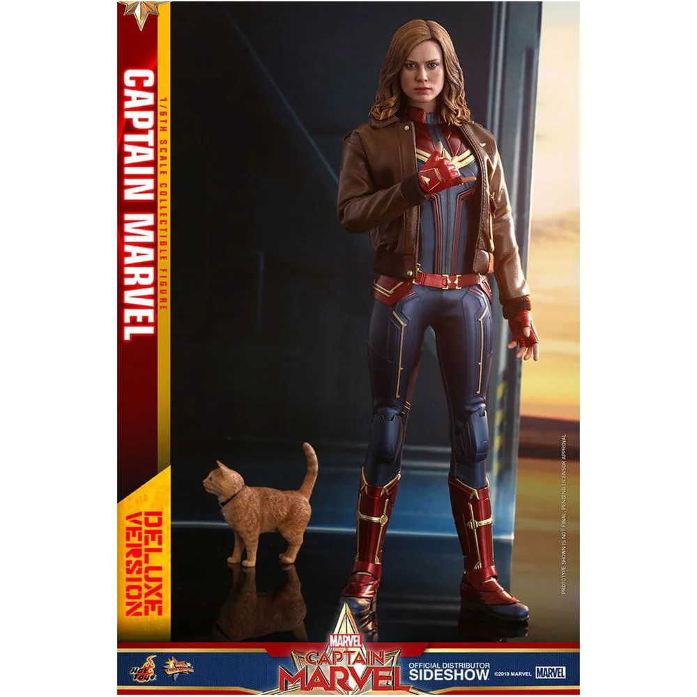 Figurine articulée MM Captain Marvel, inspirée du film Captain Marvel, version deluxe, échelle 1:6 (29 cm) – Hot Toys Image 1