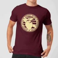Johnny Bravo Sports Badge Men's T-Shirt - Burgundy - undefined undefined