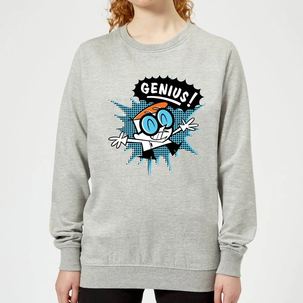 Dexters Lab Genius Women's Sweatshirt - Grey - 3XL - Gris Image 1