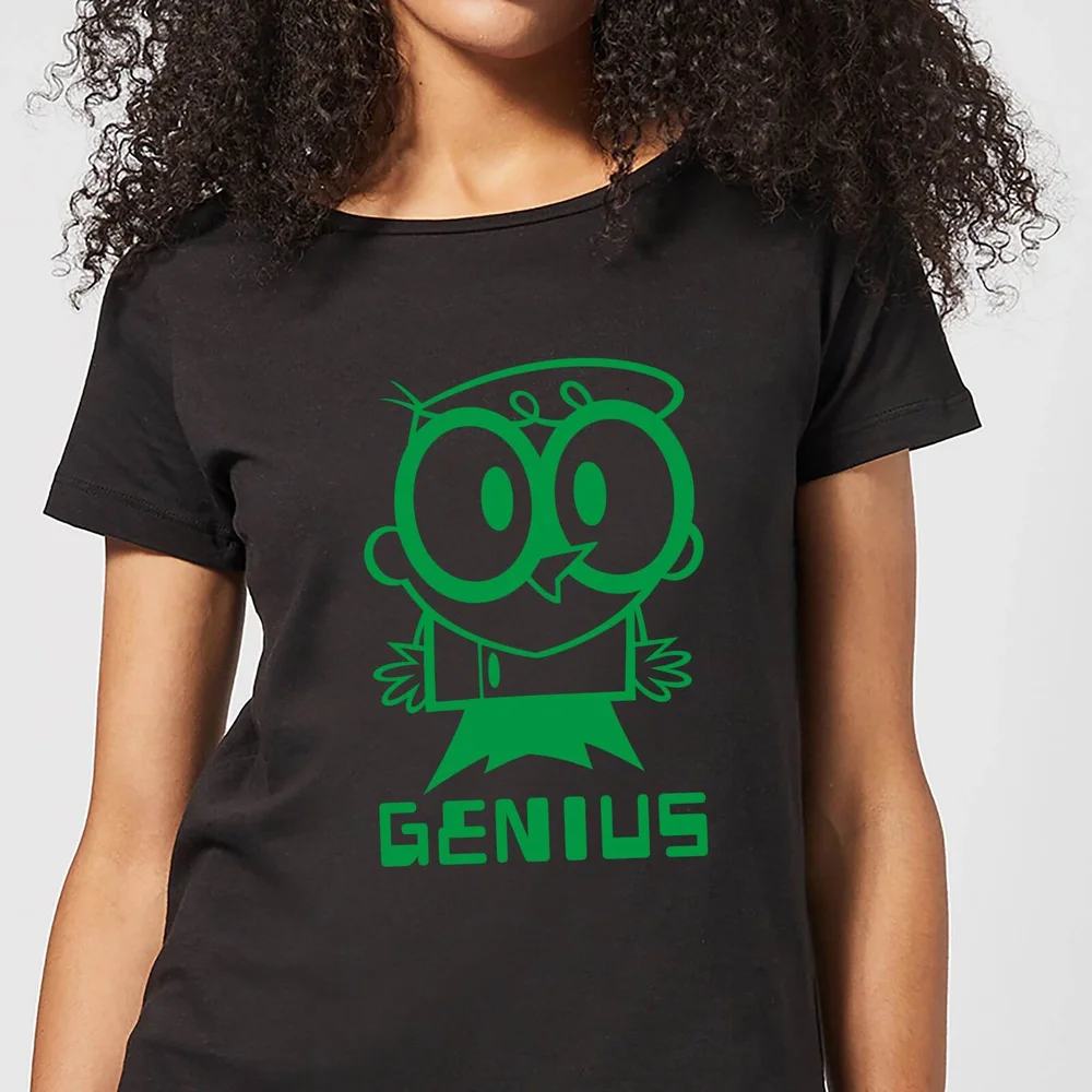 Dexters Lab Green Genius Women's T-Shirt - Black - XS Image 1