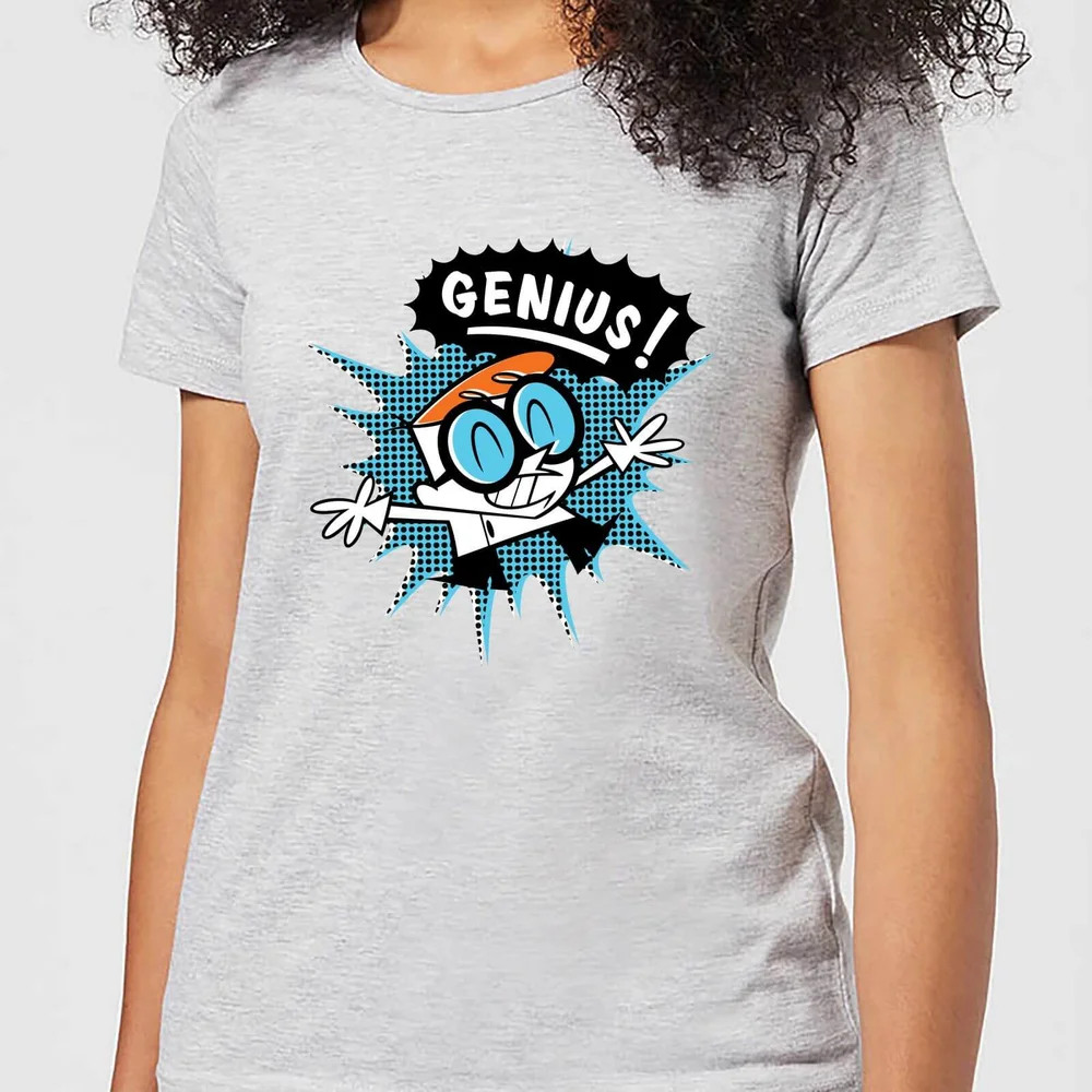 Dexters Lab Genius Women's T-Shirt - Grey - XS Image 1