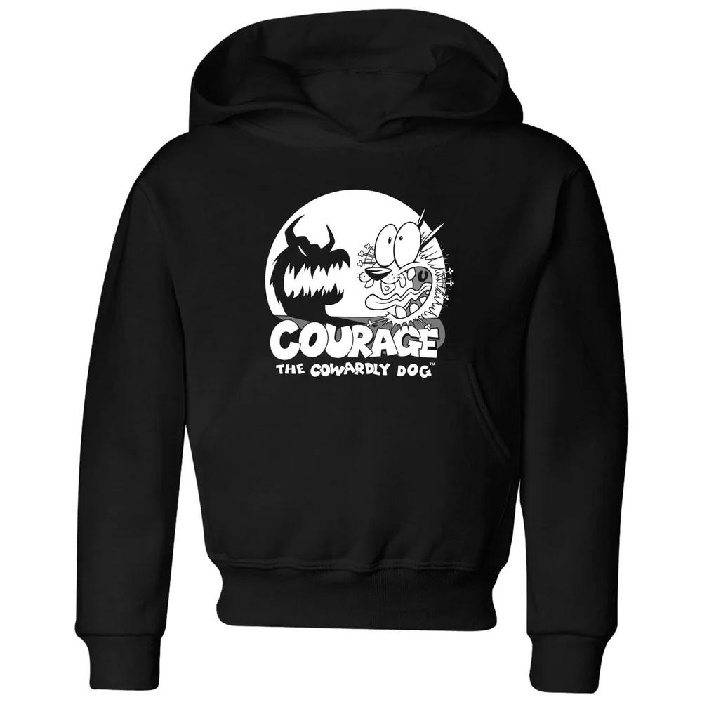 Courage The Cowardly Dog Spotlight Kids' Hoodie - Black - 3-4 ans Image 1