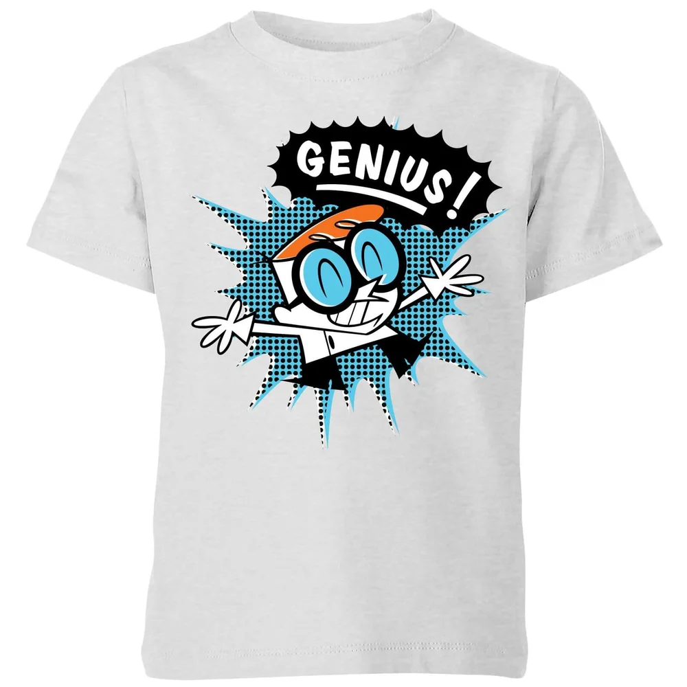 Dexters Lab Genius Kids' T-Shirt - Grey - 3-4 ans Image 1