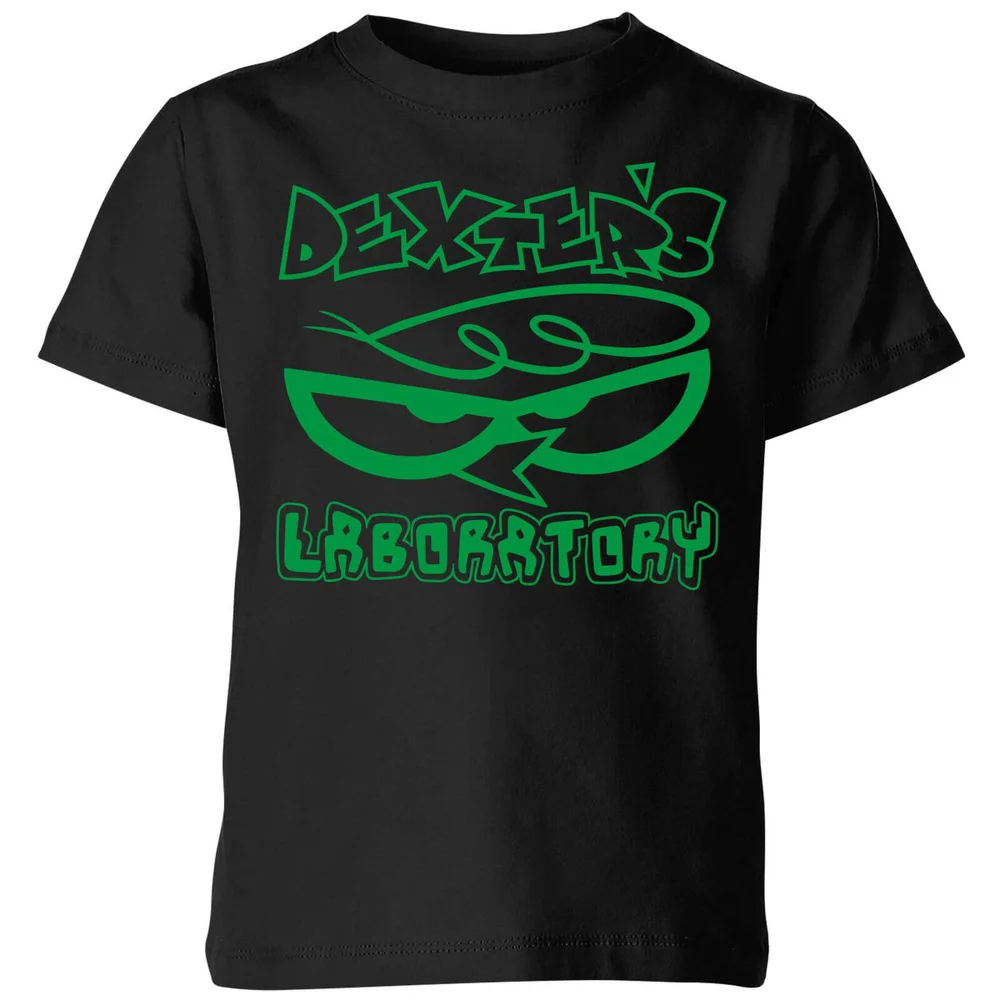 Dexters Lab Logo Kids' T-Shirt - Black - 3-4 ans Image 1