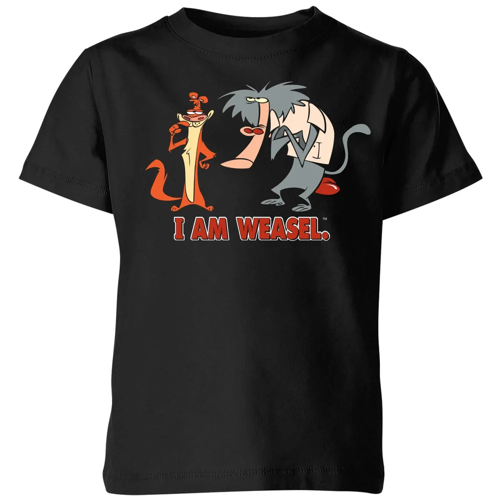 I Am Weasel Characters Kids' T-Shirt - Black - 3-4 ans Image 1