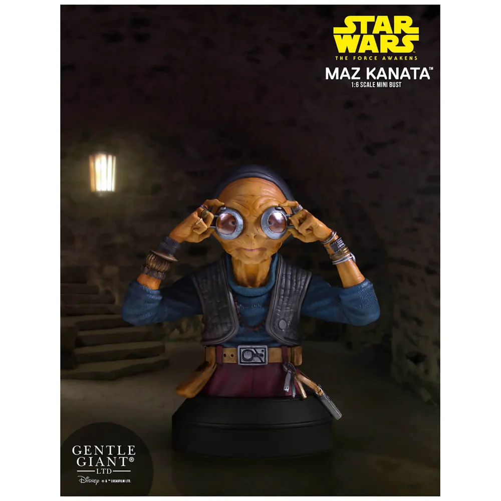 Mini-buste Maz Kanata de Star Wars : Le Réveil de la Force, échelle 1:6 14 cm – Gentle Giant Image 1