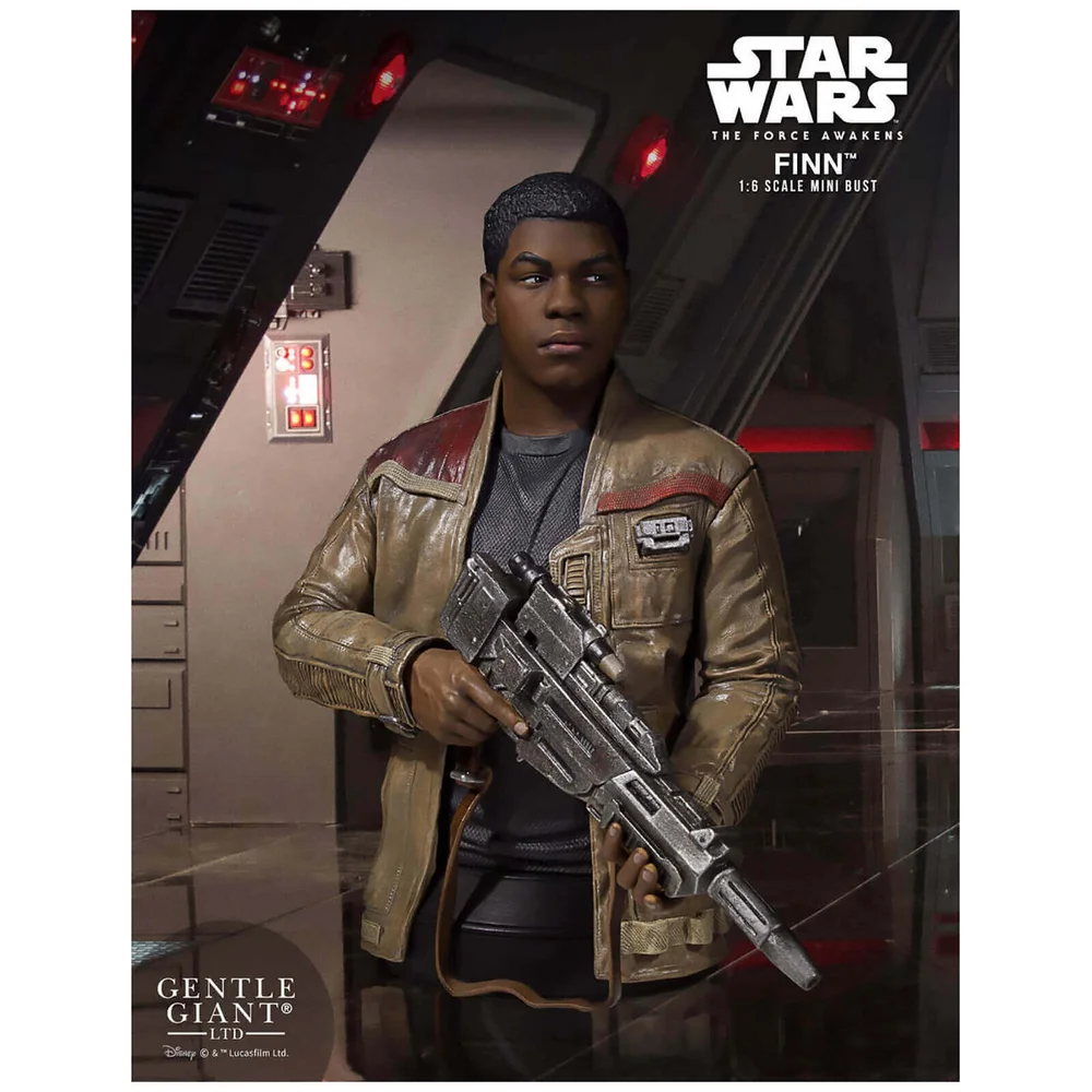 Mini-buste Finn de Star Wars : Le Réveil de la Force, échelle 1:6 (17 cm) – Gentle Giant Image 1