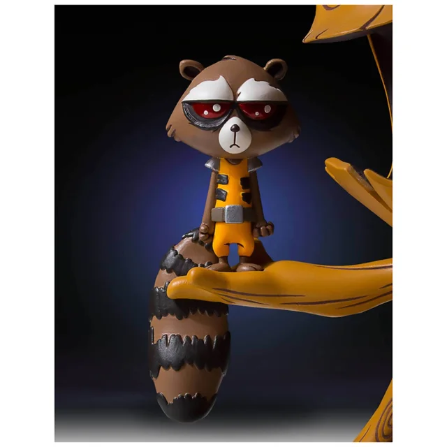 Statuette animée Groot & Rocket Racoon de Marvel Les Gardiens de la Galaxie (10 cm) – Gentle Giant