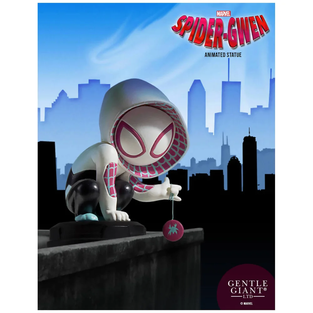 Statuette effet animé Spider-Gwen de Spider-Man Marvel (9 cm) – Gentle Giant Image 1