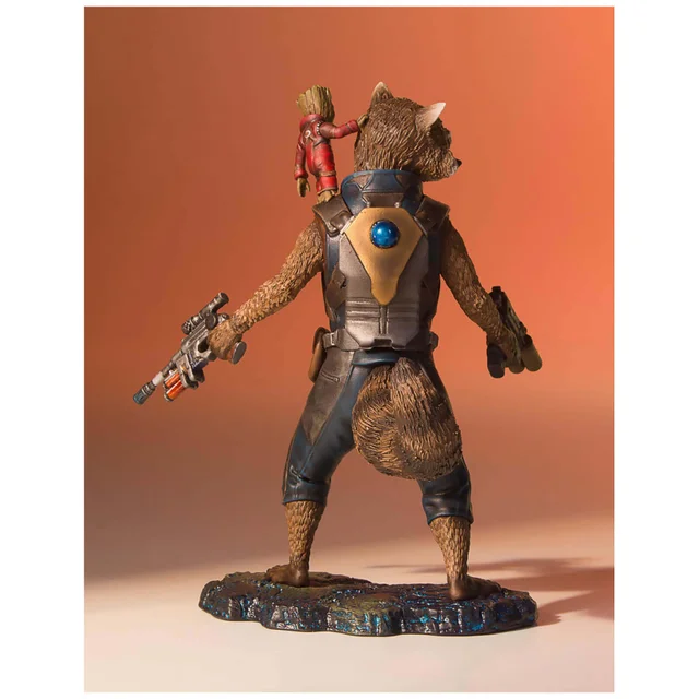Statuette Rocket & Groot des Gardiens de la Galaxie 2 de Marvel, échelle 1:8 (11 cm) Collectors Gallery – Gentle Giant