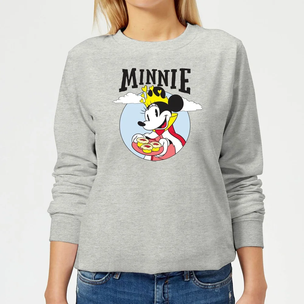 Disney Mickey Mouse Queen Minnie Women's Sweatshirt - Grey - 3XL - Gris Image 1