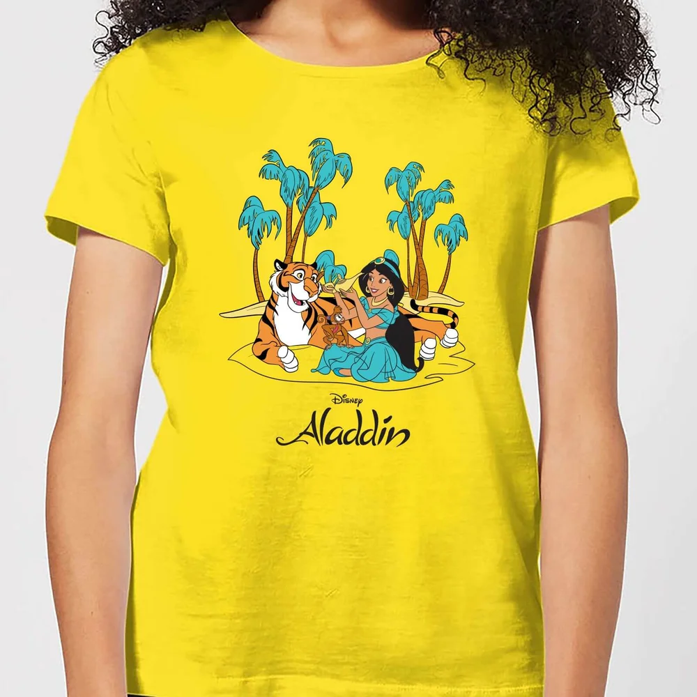 Disney Aladdin Princess Jasmine Women's T-Shirt - Yellow - S Image 1