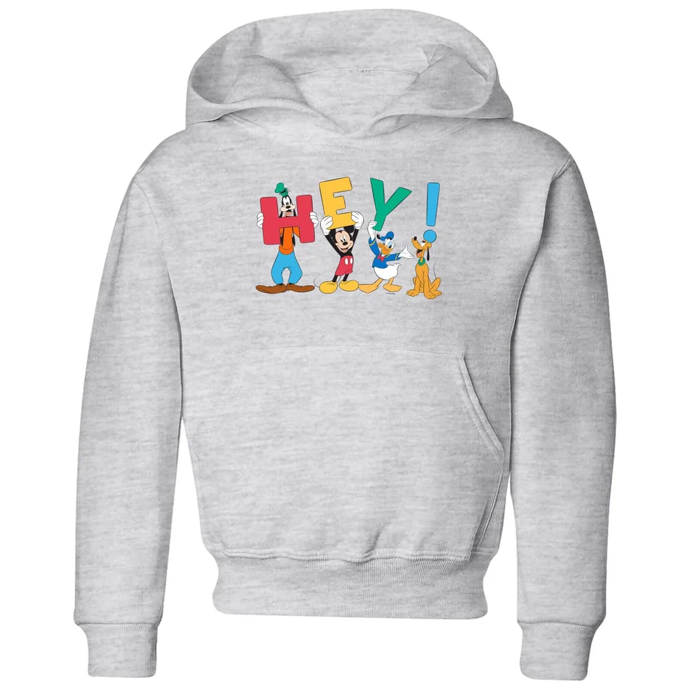 Disney Mickey Mouse Hey! Kids' Hoodie - Grey - 3-4 ans Image 1