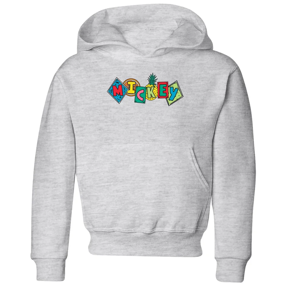 Disney Mickey Fruit Blocks Kids' Hoodie - Grey - 3-4 ans Image 1