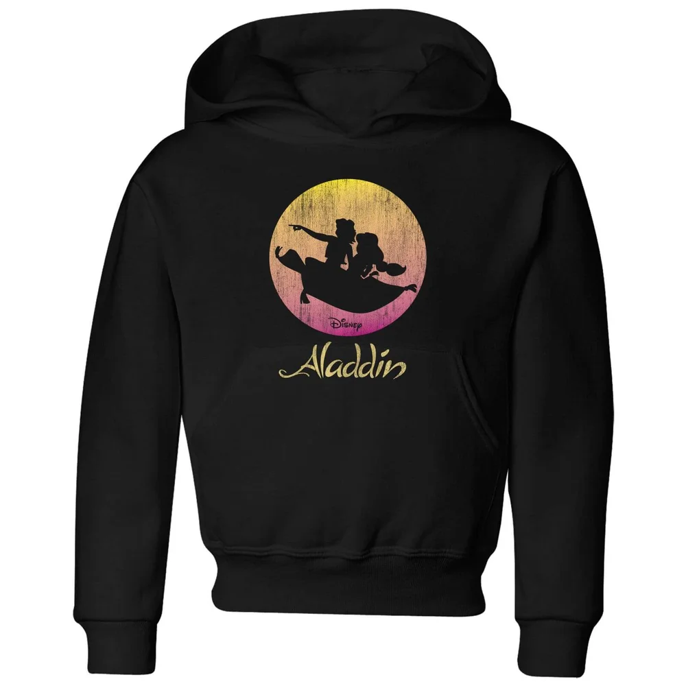 Disney Aladdin Flying Sunset Kids' Hoodie - Black - 3-4 ans Image 1