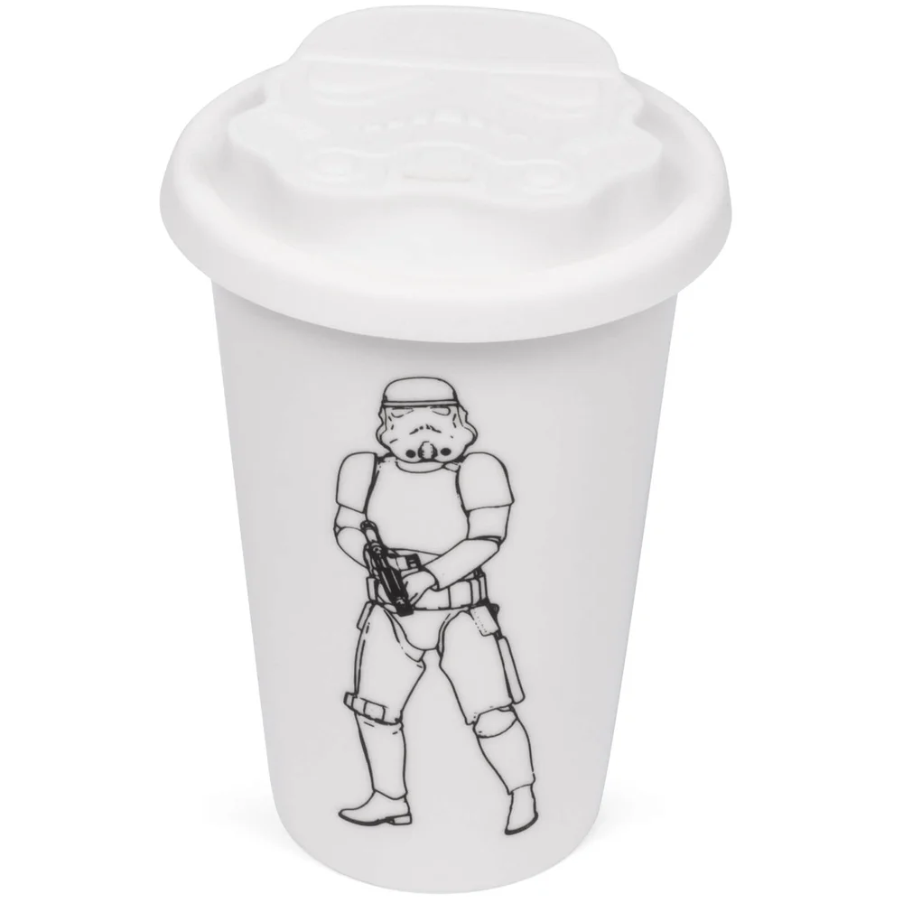 Mug de voyage original en céramique Stormtrooper – Blanc Image 1