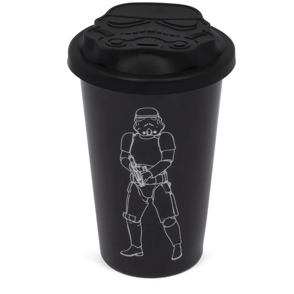 Mug de voyage original en céramique Stormtrooper – Noir Image 1