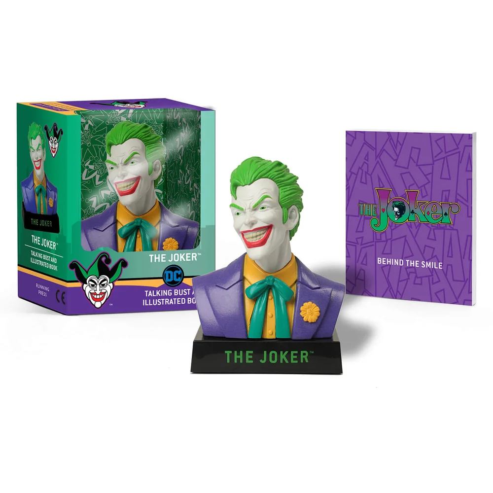 Mini Kit Buste parlant du Joker et livre illustré Image 1