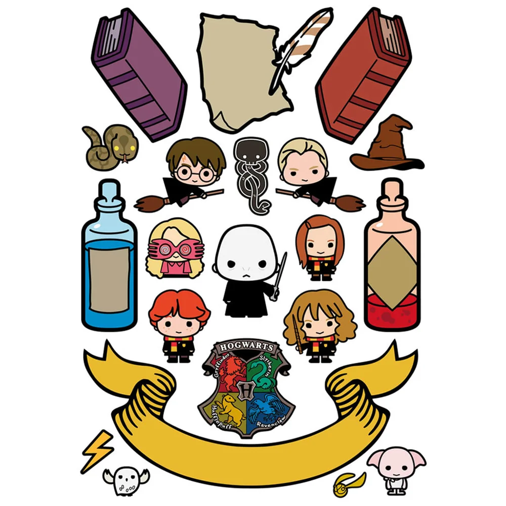 Ensemble officiel de magnets frigo Harry Potter Image 1