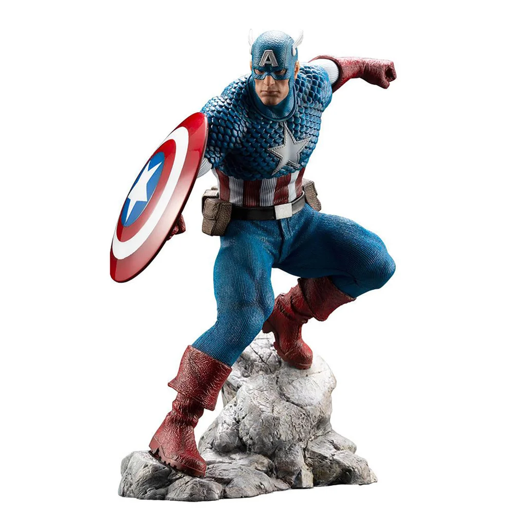 Statuette en PVC Captain America, échelle 1:10 (18 cm), Marvel Universe ARTFX Premier – Kotobukiya Image 1