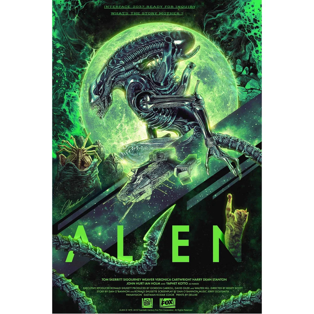 Alien Fine Art Giclée Image 1