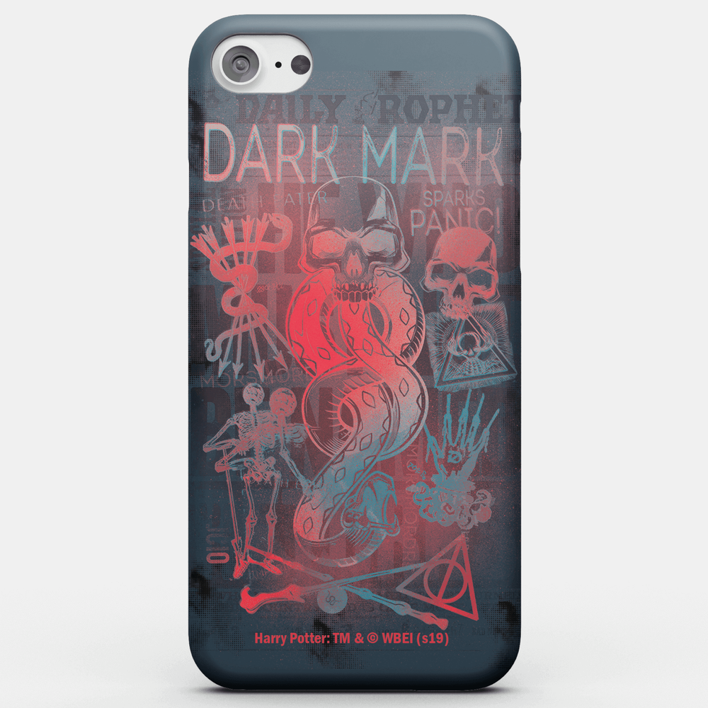 Coque Smartphone Marque des Ténèbres - Harry Potter pour iPhone et Android - iPhone 5/5s - Coque Simple Matte Image 1