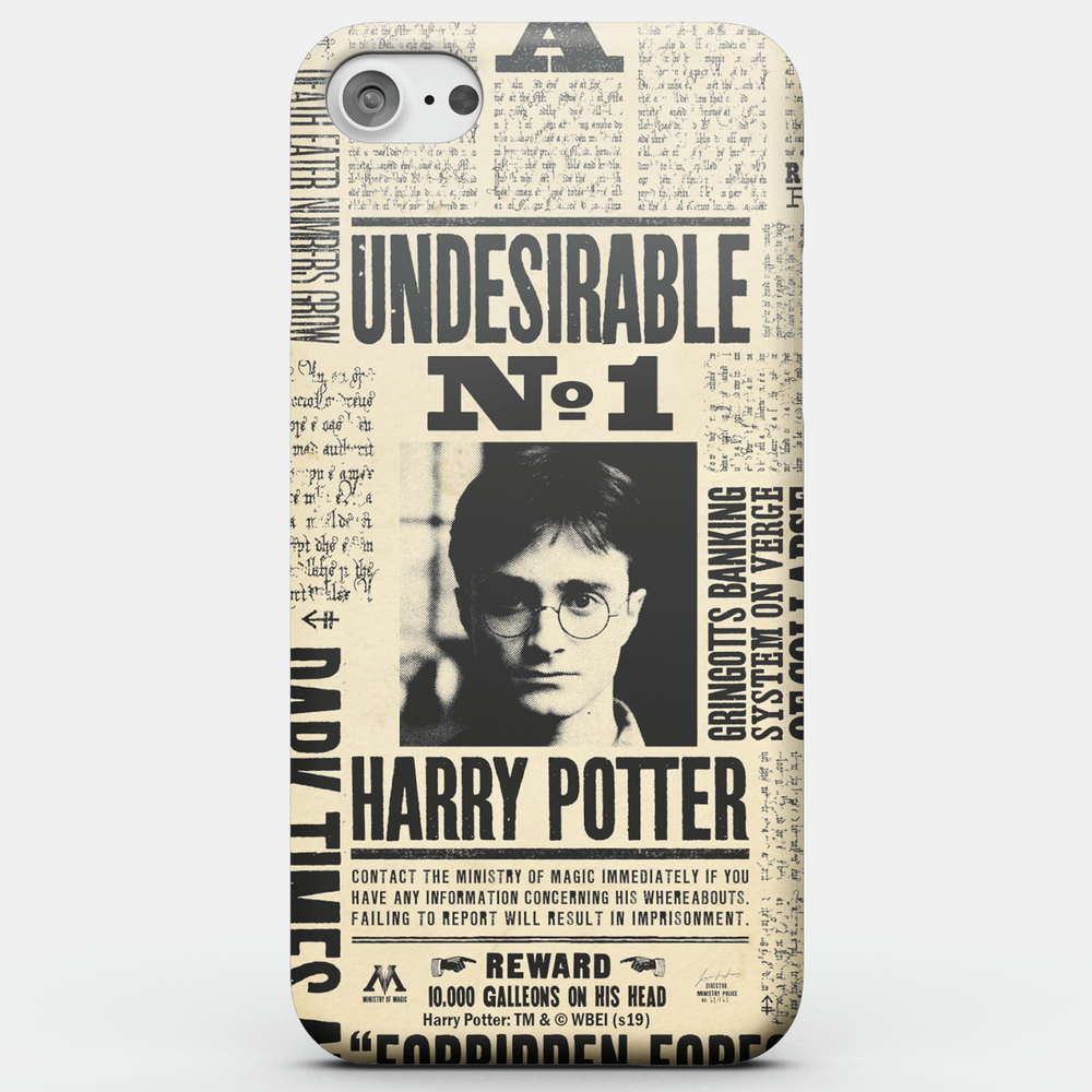 Coque Smartphone Undesirable No. 1 - Harry Potter pour iPhone et Android - iPhone 5/5s - Coque Simple Matte Image 1