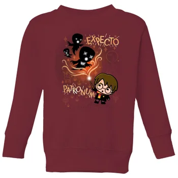 Harry Potter Kids Expecto Patronum Kids' Sweatshirt - Burgundy