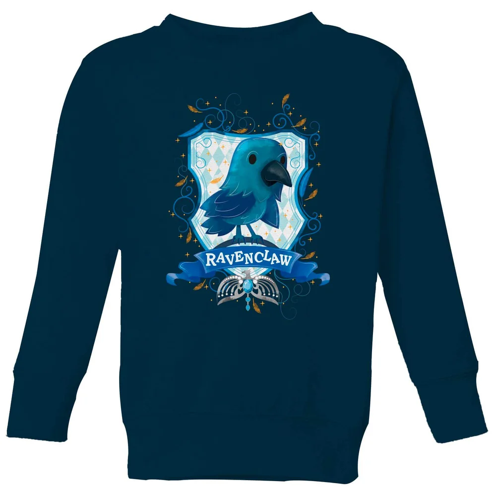 Harry Potter Kids Ravenclaw Crest Kids' Sweatshirt - Navy - 9-10 ans Image 1