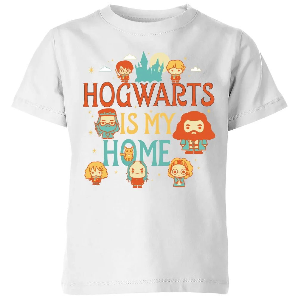 Harry Potter Kids Hogwarts Is My Home Kids' T-Shirt - White - 3-4 ans Image 1