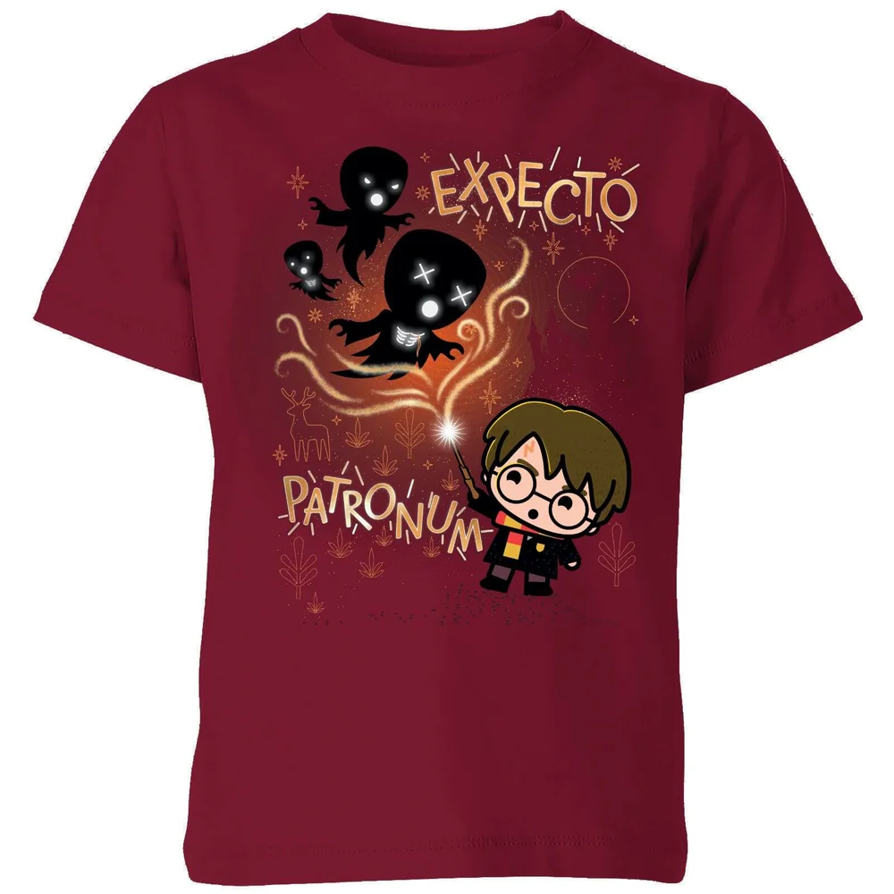 Harry Potter Kids Expecto Patronum Kids' T-Shirt - Burgundy - 3-4 ans Image 1