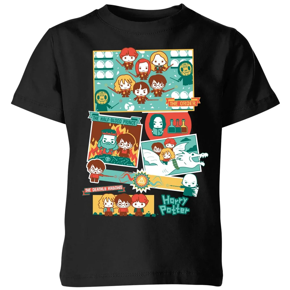 Harry Potter Kids Cute Films Kids' T-Shirt - Black - 3-4 ans Image 1