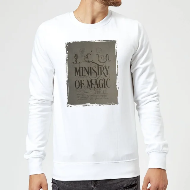 Harry Potter Ministry Of Magic Sweatshirt - White