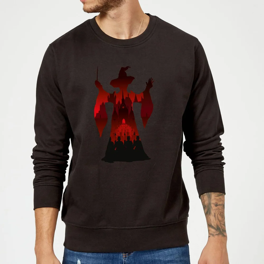 Harry Potter McGonagall Silhouette Sweatshirt - Black - S Image 1