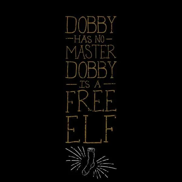 Harry Potter Dobby Is A Free Elf Sweatshirt - Black